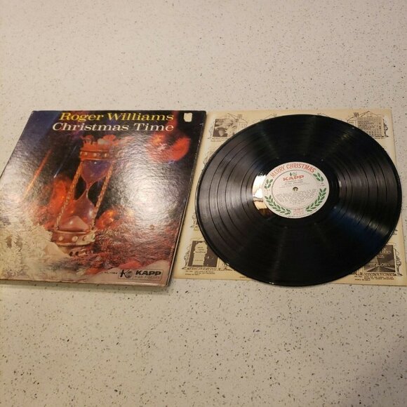 ROGER WILLIAMS CHRISTMAS TIME VINYL LP KAPP RECORDS KL-1164 - Picture 2 of 5